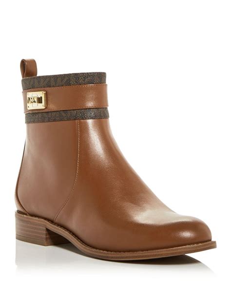 brown michael kors booties|brown waterproof Michael Kors boots.